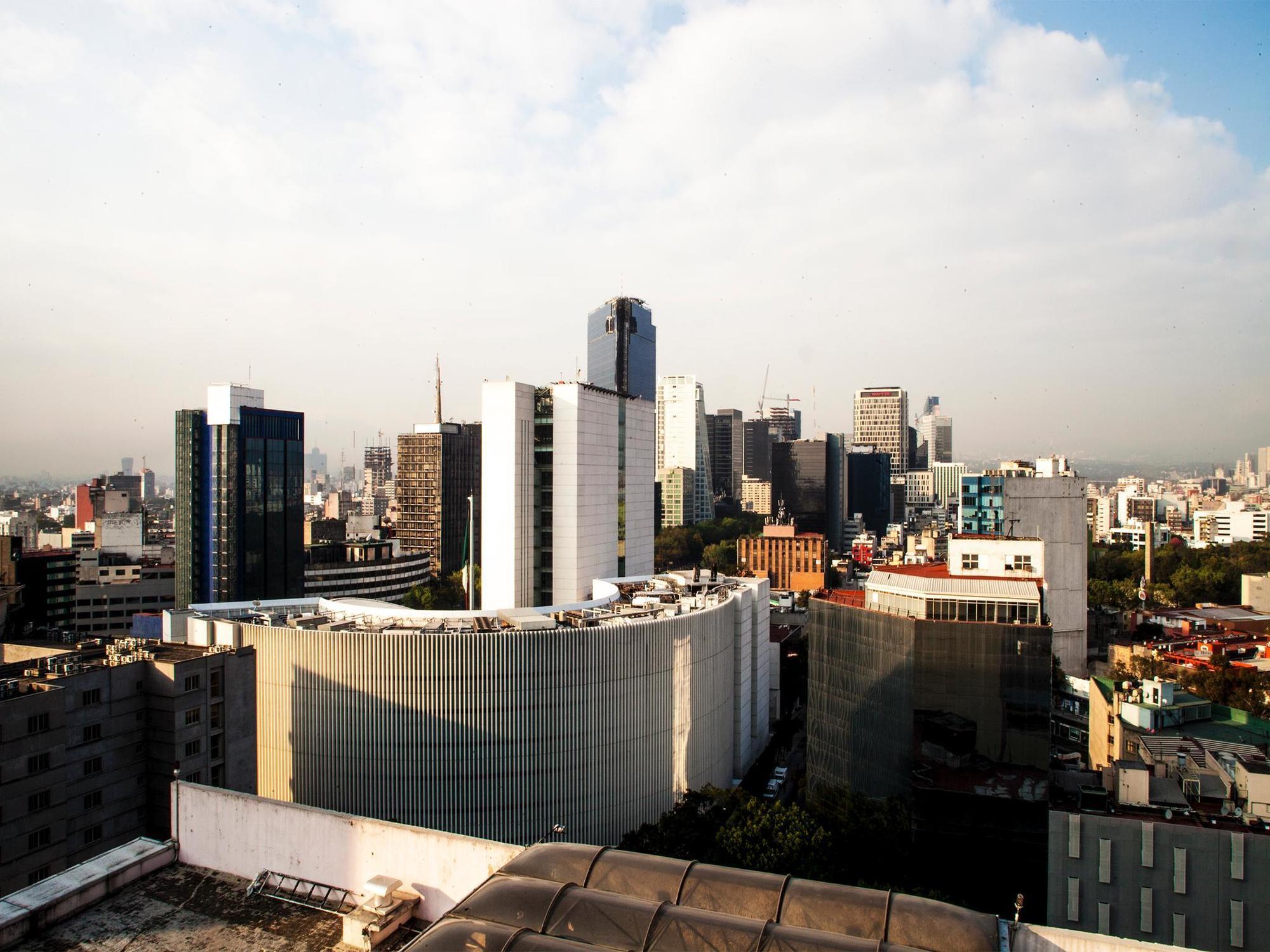 Hotel Plaza Madrid Mexico-stad Buitenkant foto