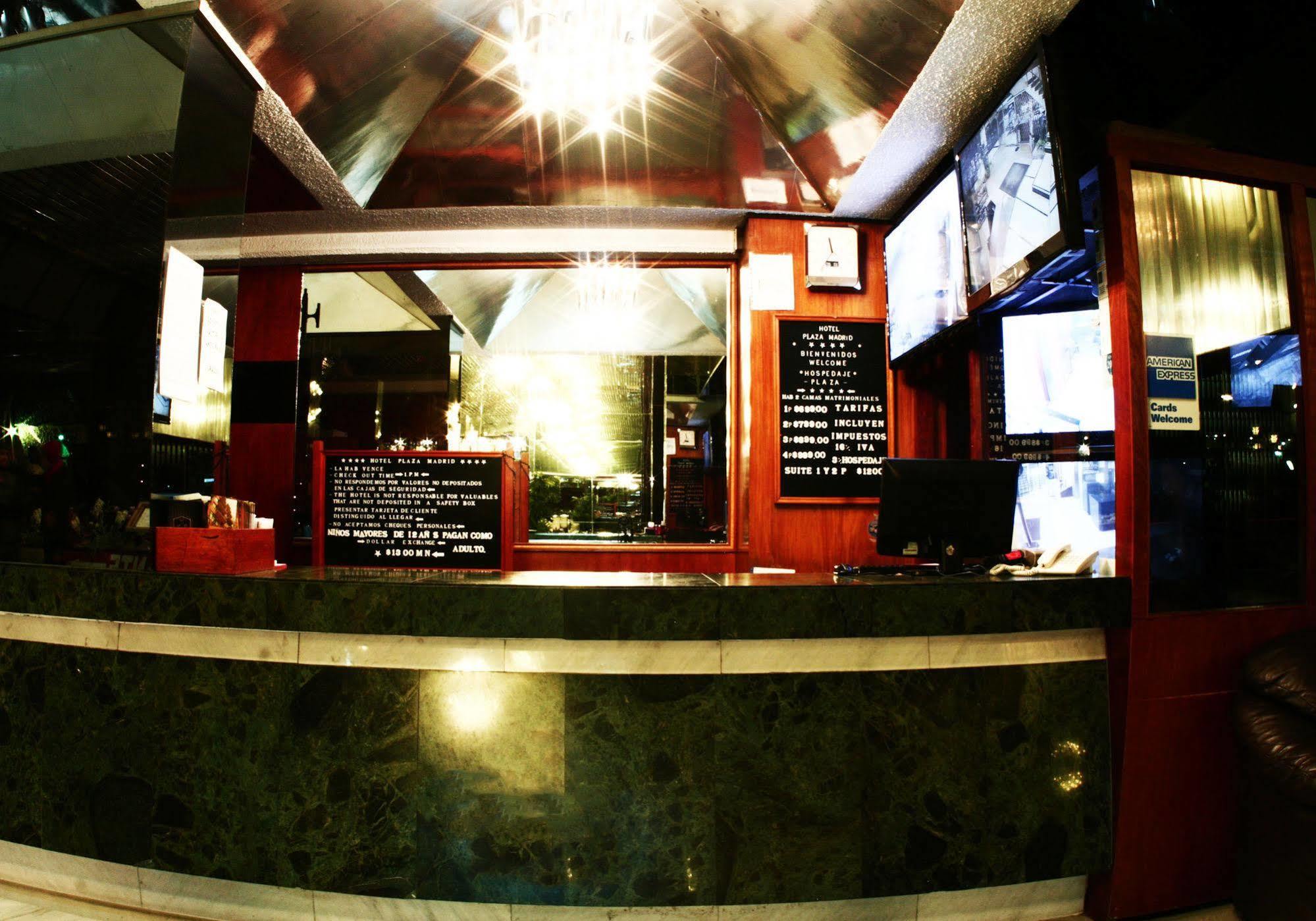 Hotel Plaza Madrid Mexico-stad Buitenkant foto