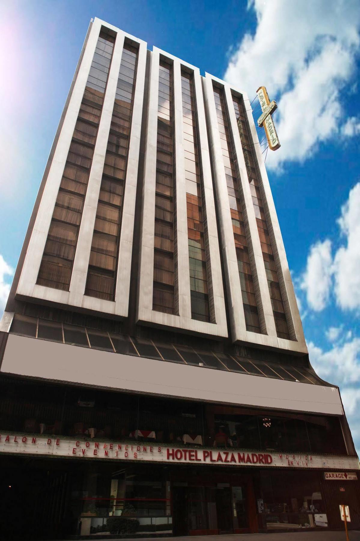 Hotel Plaza Madrid Mexico-stad Buitenkant foto